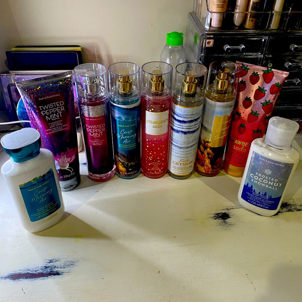 BEAUTIFUL BATH AND BODY WORKS BUNDLE